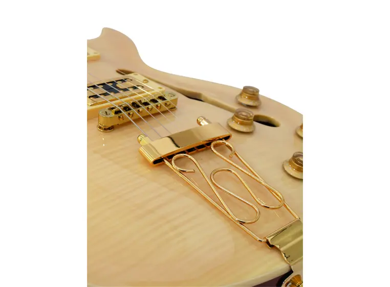 DIMAVERY LP-600 E-Guitar, nature maple 